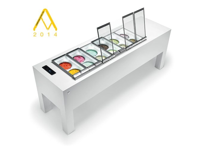 Bellevue with Panorama Technology Pozzetti gelato display case