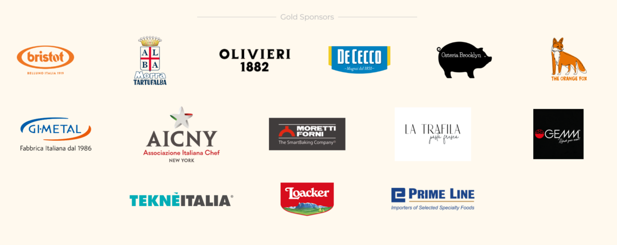 Dolce and Salato fest gold sponsors