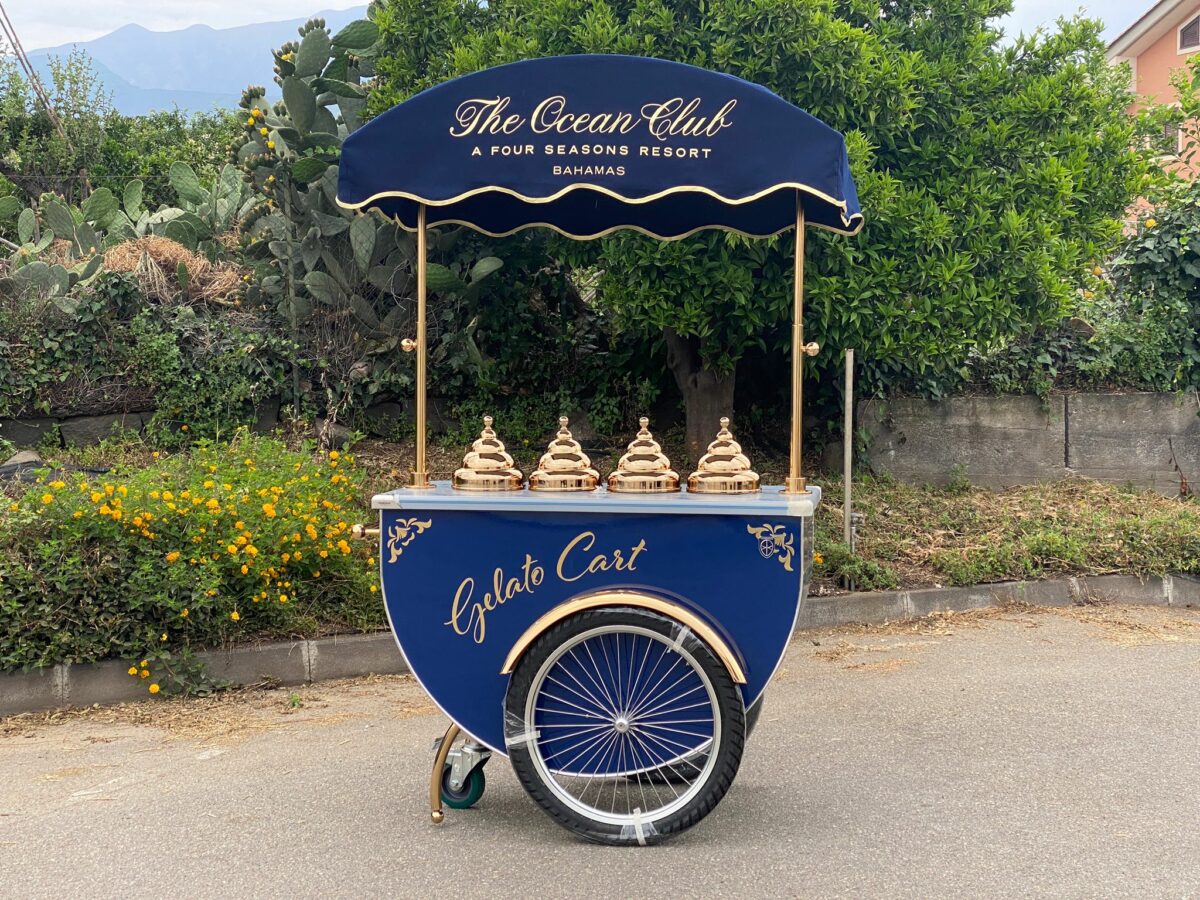 Four Seasons Tekné Italia luxury gelato cart