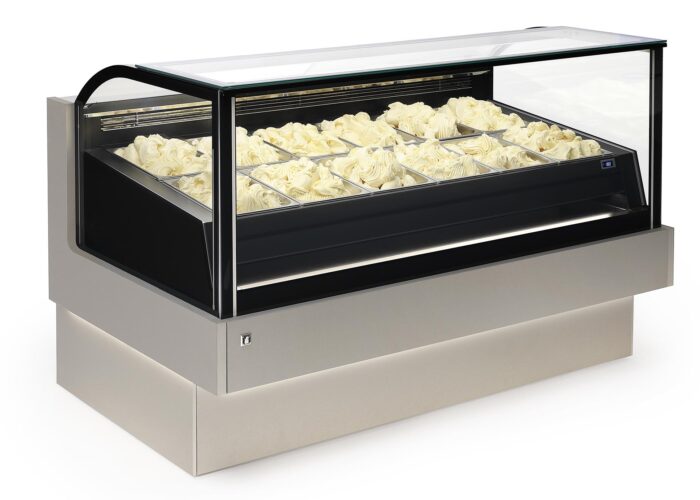 Milia - horizontal italian design gelato display