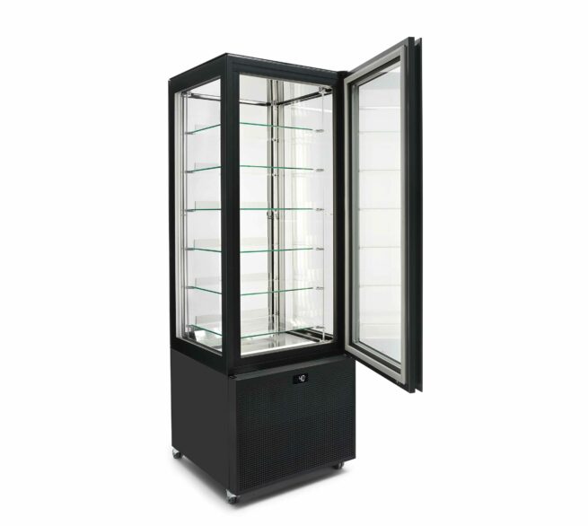 PIVOT Black - Vertical display elegant design furniture ice cream