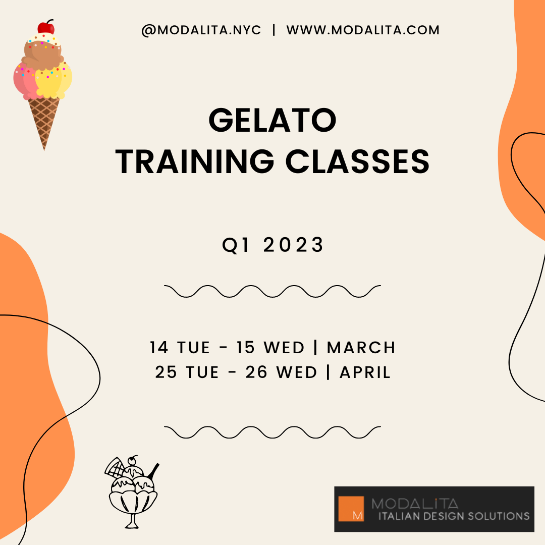 Gelato Training Class USA Modalita