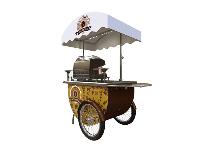 Coffee Cart and cappuccino italian luxury