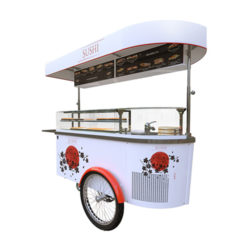 Tekne Italia luxury gelato and food cart by modalita