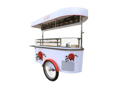 Tekne Italia luxury gelato and food cart by modalita